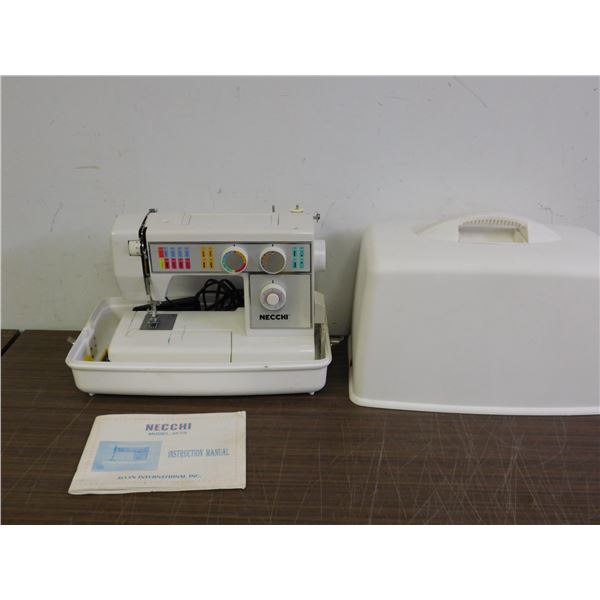 Necchi Sewing Machine Model 4575 w Manual & Case