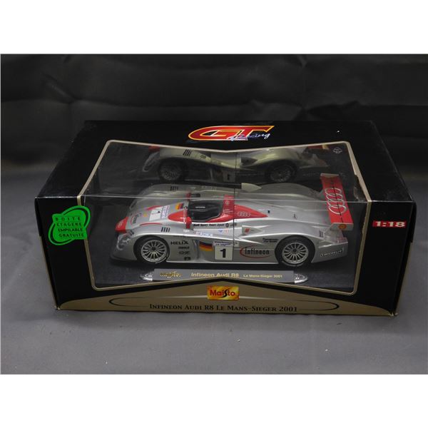 1:18 Maisto GT Racing Infineon Audi R8 Le Mans Sieger 2001 Die Cast Car NEW
