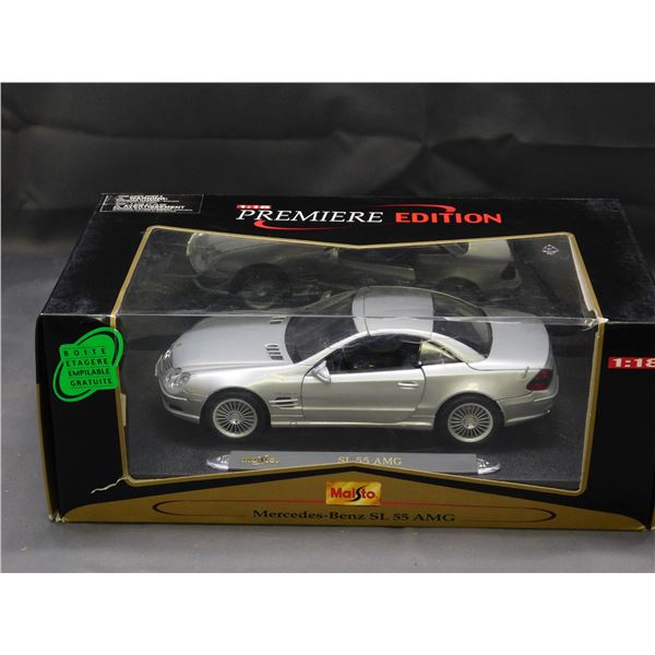 Maisto 1:8 Premier Edition Mercedes-Benz SL-55 AMG Die Cast Car NEW