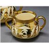 Image 4 : Gibsons Staffordshire England Gold Tea Pot, Cream and Sugar Fine Bone China