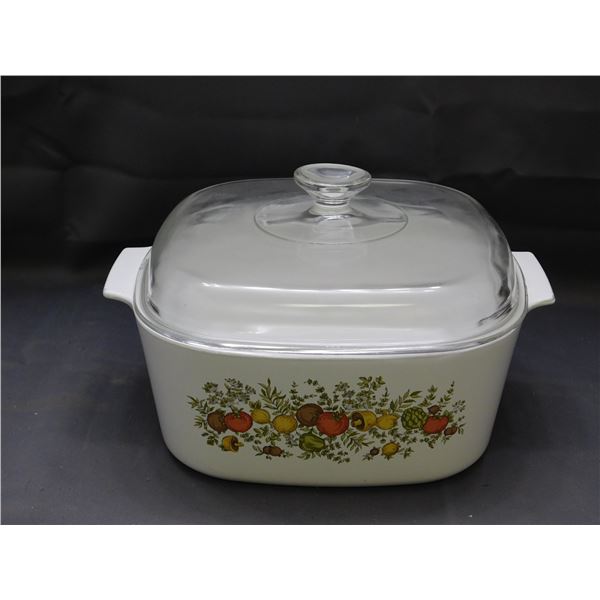 Corningware Spice O Life Casserole Dish / Large Crock Pot w Lid 3L