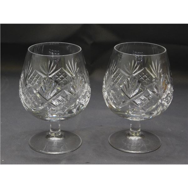 Pair of Tiffany & Co Crystal Brandy Snifters