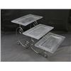 Image 1 : 3-Tier Serving Tray Glass & Metal