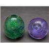 Image 1 : Lot of 2 Art Glass Paperweights Caithness Mooncrystal Scotland & Kerry Glass Ireland