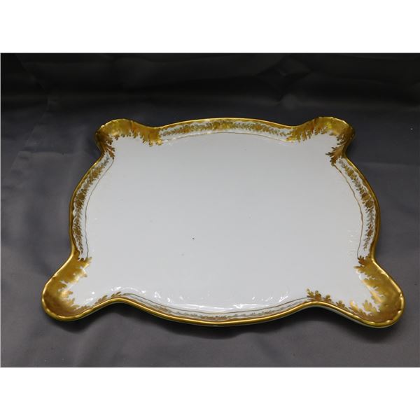 Large Porcelain Turkey / Dinner Serving Presentation Tray
