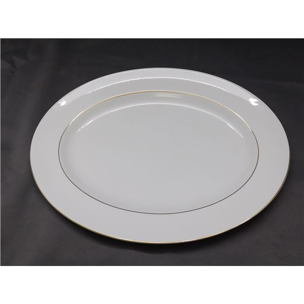 Wedgewood Signet Gold 1994 Fine Bone China England Serving Platter