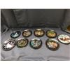 Image 1 : Lot of 9 Decorate Collectible Plates Bradford Exchange 1990s Asian Black Ornate