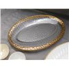 Image 3 : Serving Platter Trays Anchor Hocking, Frosted Glass, Cups 5pc