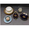 Image 1 : Limoges France Fine Bone China Misc Pieces, Small Trays, Tea Cups Saucers Etc