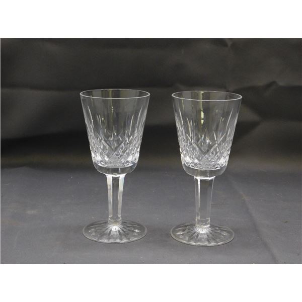 Pair of Waterford Crystal Wine Glasses