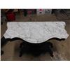 Image 3 : Hallway / Entryway Credenza Table Italian Wooden with Marble Top