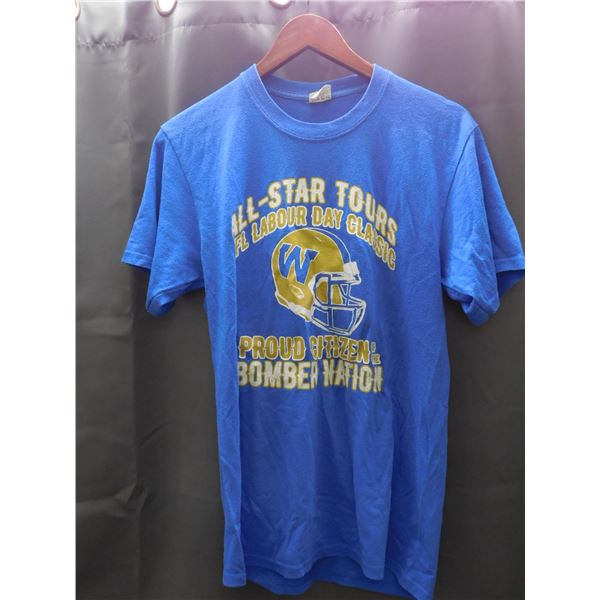 Vintage All-Star Tours CFL Labour Day Classic Proud  Citizen of the Bomber Nation T-Shirt Size M