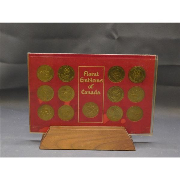 Floral Emblems of Canada Framed Coin Set