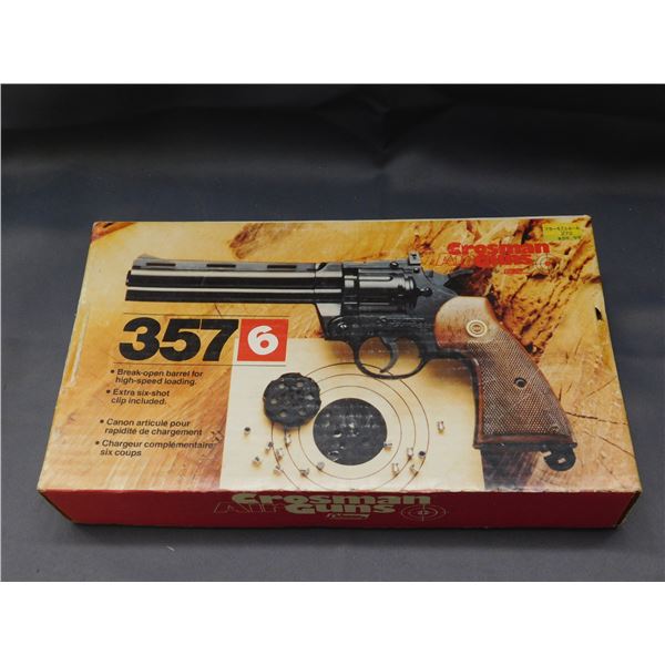 Crosman Guns 357 6 Air Gun by Coleman w box 177 cal Pellet Gun