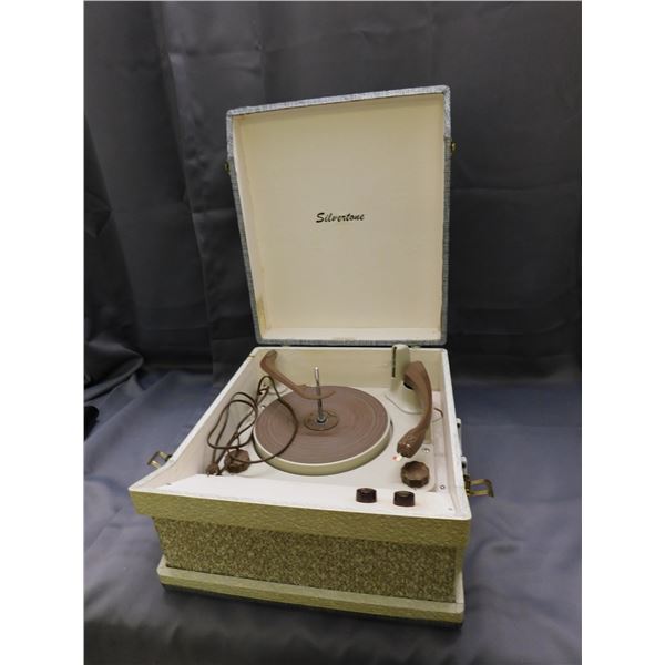 Vintage Silvertone Portable Record Player Model 17013