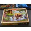 Image 4 : Lot of 2 SEALED Puzzles and 1 (marked complete) Puzzle
