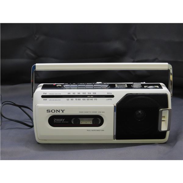 Sony 2-Way Speaker System Radio Cassette Corder CFM-140II
