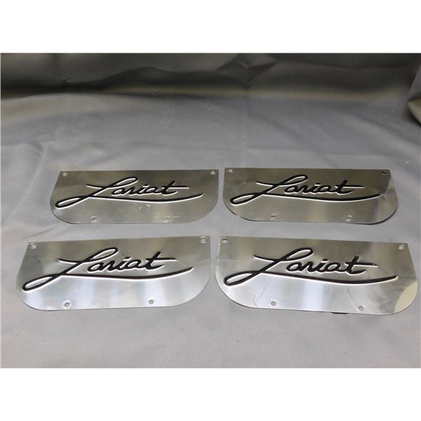 Lot of 4 Lariat Car Plates
