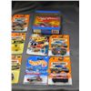 Image 2 : Lot of 15pc Matchbox Hot Wheels Die Cast Cars NOS New & Carry Case