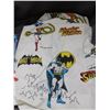 Image 2 : 4pcs Vintage 1977 DC Comics Fitted Sheet & Flat Sheet & Charlie Brown / Peanuts flat sheet, Pillow