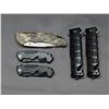 Image 1 : Lot of 5 Folding Hunting / Pocket Knives Buck Camo Print, Black Tac Force Lock Back