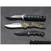 Image 2 : Lot of 5 Folding Hunting / Pocket Knives Buck Camo Print, Black Tac Force Lock Back