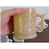 Image 5 : Lot of 9 Assorted Fire King Milk Glass Mugs
