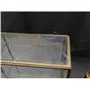 Image 4 : Glass & Metal Mirrored Display Cabinets *damaged* Curios