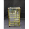 Image 1 : Glass & Metal Display Curio Cabinet Shelf Showcase