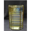 Image 1 : Glass & Metal Display Curio Cabinet Shelf Showcase