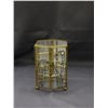 Image 1 : Glass & Metal Display Curio Cabinet Shelf Showcase