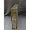 Image 3 : Glass & Metal Display Curio Cabinet Shelf Showcase