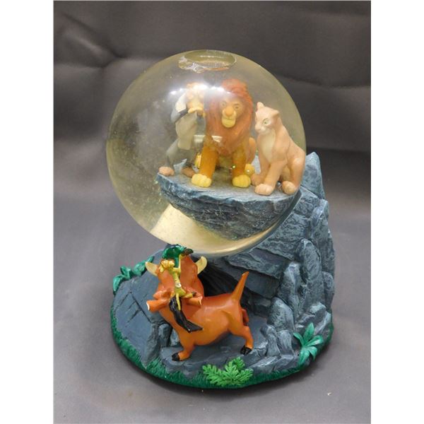 Disney The Lion King Music Box Snow Globe "The Circle of Life"