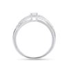 Image 3 : 14KT White Gold 0.40ctw Diamond Ring