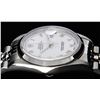 Image 4 : Rolex Mens Stainless Steel White Roman Smooth Bezel Datejust Datejust Wristwach