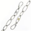 Image 7 : Luca Carati 18k White Gold 4 Station Bezel Black Onyx Long Open Chain Necklace