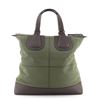 Image 3 : Givenchy Nightingale Flat Shopper Tote Canvas with Leather Brown, Green