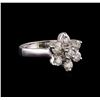 Image 1 : 0.96 ctw Diamond Ring - 14KT White Gold