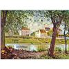 Image 1 : Alfred Sisley - Village on the Banks of the Seine