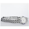Image 7 : Rolex Ladies Quickset Stainless Steel Silver Index 18K White Gold Diamond & Sapp