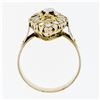 Image 8 : Antique Victorian 14k Rosy Yellow Gold Rose Cut Diamond Marquise Navette Ring