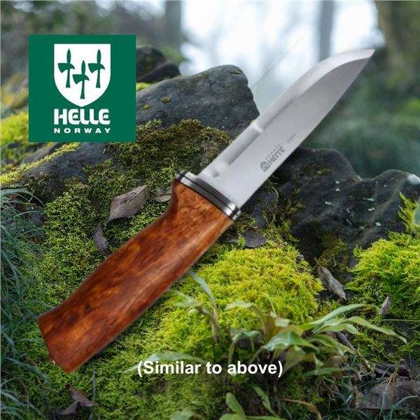 HELLE KNIFE incl. Steel oil, Wax