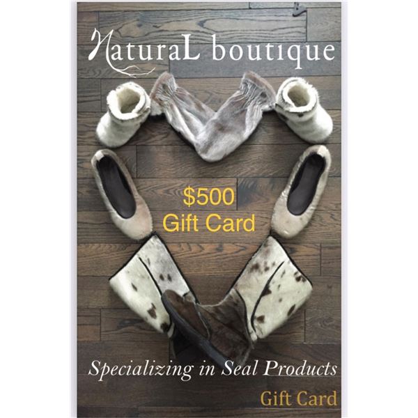 Gift Card Natural boutique - $500