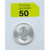 Image 1 : 1 Oz .9999 Silver 2014 Maple Leaf Coin 
