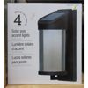 Image 1 : Pack of 4 Solar Post Accent Lights