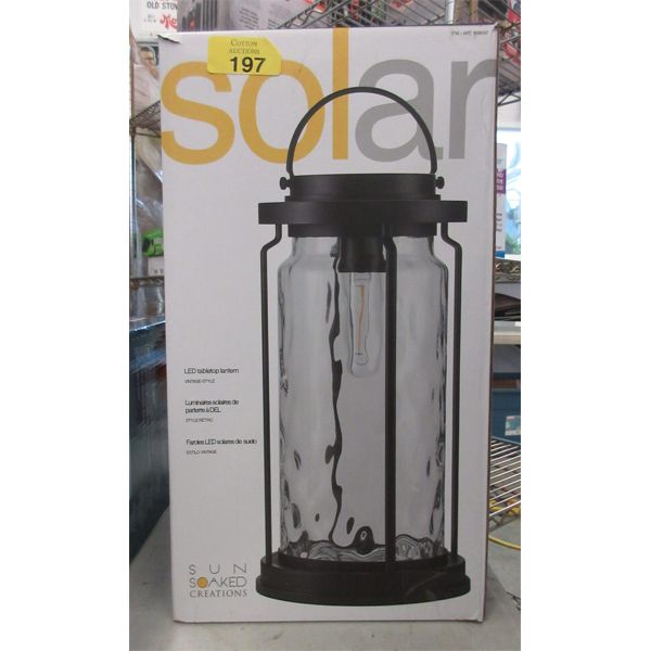 Lampe de jardin LED solaire CANVAS Belmont
