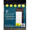 Image 1 : Set of 4 Solar Post Accent Lights