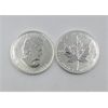 Image 2 : 5 x 1 Oz .9999 Silver 2012 Canada Maple Leaf Coins   