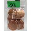 Image 1 : 10 x .999 Fine Copper Grizzly Bear Rounds