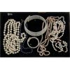 Image 1 : 6 Cultured and Faux Pearl Necklaces & 1 Bracelet